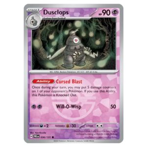 036/131 - DUSCLOPS POKE BALL