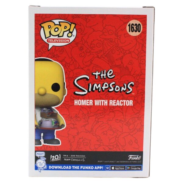 Funko Pop Homer With Reactor #1630 – London Edition, The Simpsons, Excellent état