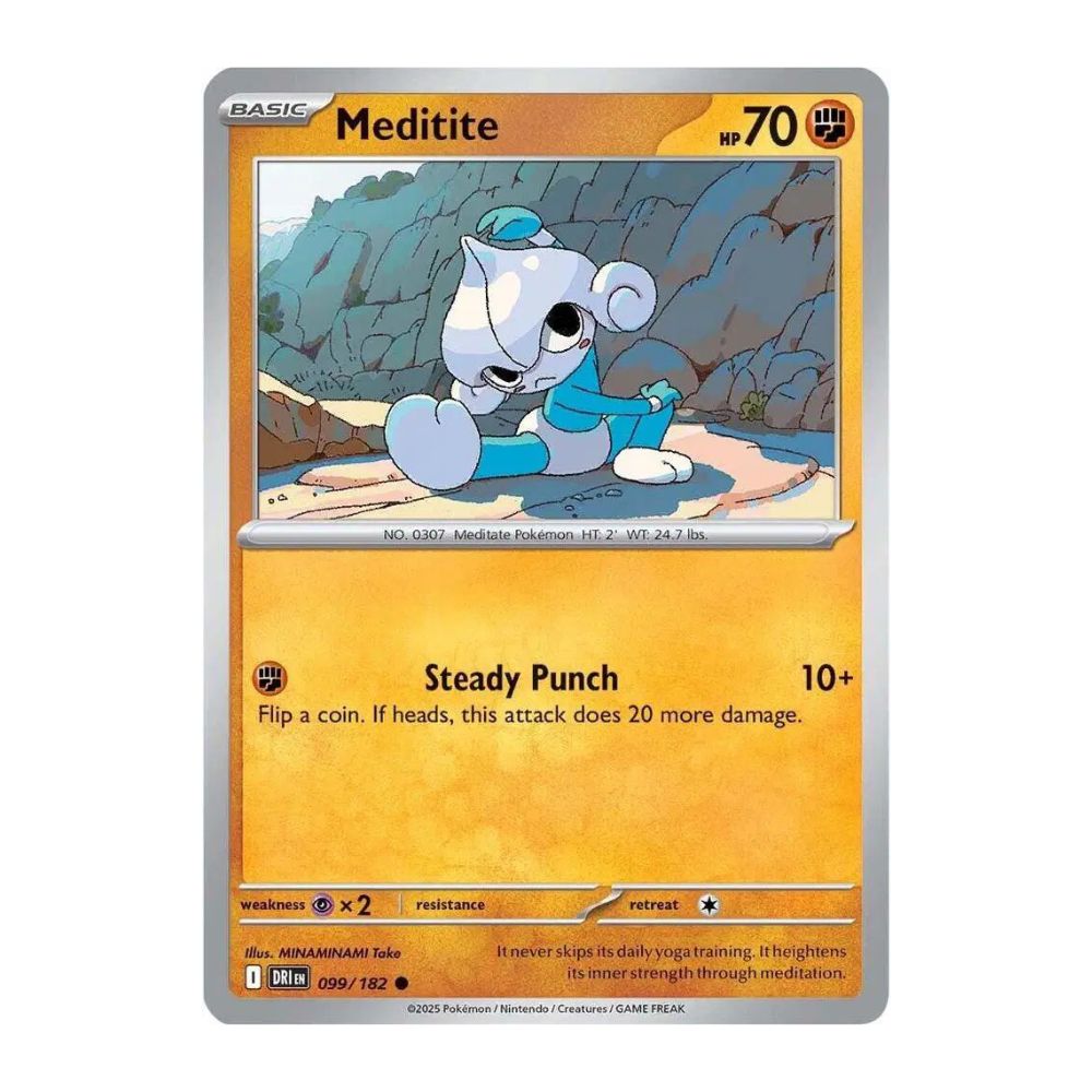 099/182 - MEDITITE REVERSE HOLO - Silver Toy Shop