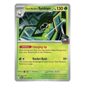 020/ 182 - TEAM ROCKET'S SPIDOPS REVERSE HOLO - Silver Toy Shop