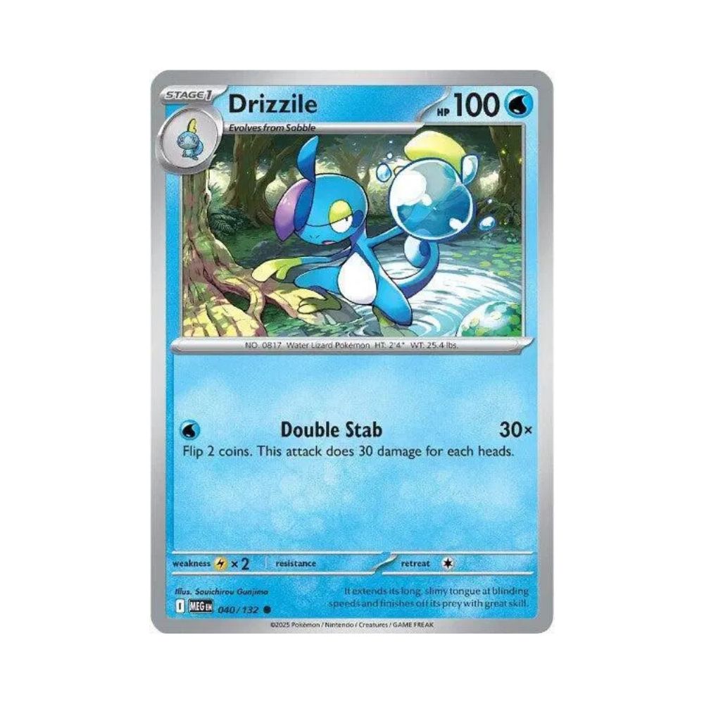 040/132 - DRIZZILE REVERSE HOLO - Silver Toy Shop