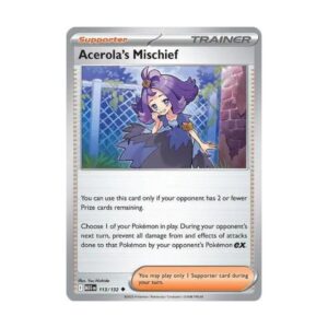 113/132 - ACEROLA'S MISCHIEF REVERSE HOLO