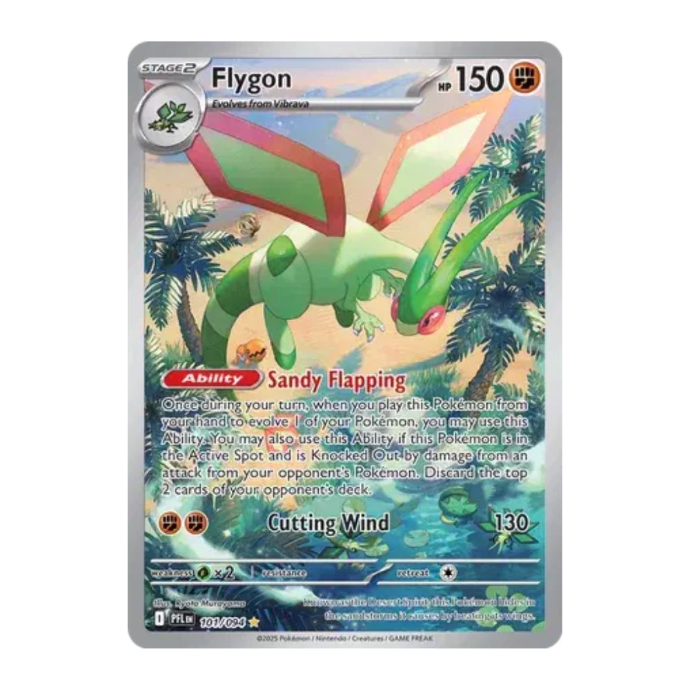 Flygon Merch FLYGON FULL ART - 101/094 - Silver Toy Shop