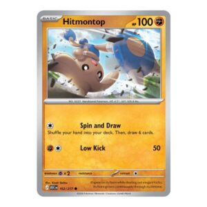 102/217 - HITMONHOP FIGHTING ENERGY REVERSE HOLO