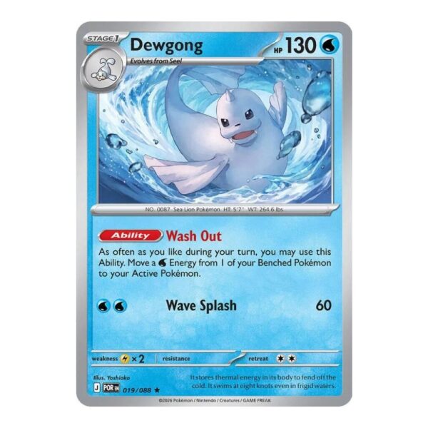019/088 - DEWGONG HOLO - Silver Toy Shop