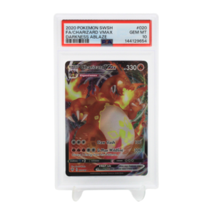 020/189 CHARIZARD VMAX - 2020 POKEMON SWSH FA/CHARIZARD VMAX DARKNESS ABLAZE - PSA10