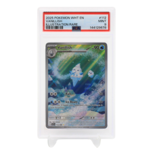 112/086 - 2025 POKEMON WHT EN VANILLISH ILLUSTRATION RARE - PSA9