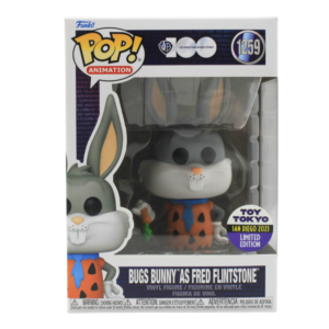 1250 - BUGS BUNNY AS FRED FLINTSTONE - TOY TOKYO SAN DIEGO 2023 LIMITED EDITION