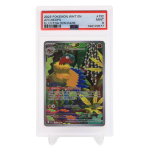 148/086 - 2025 POKEMON WHT EN ARCHEOPS ILLUSTRATION RARE - PSA9