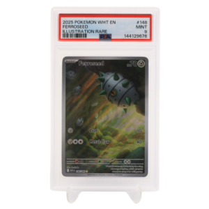148/086 - 2025 POKEMON WHT EN FERROSEED ILLUSTRATION RARE - PSA9