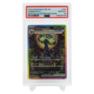 161/131 - 2025 POKEMON PRE EN UMBREON ex SPECIAL ILLUSTRATION RARE - PSA10