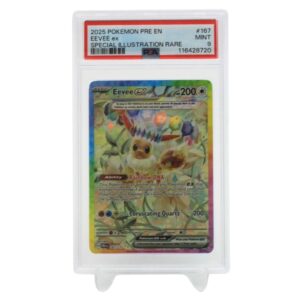 167/131 2025 POKEMON PRE EN EEVEE ex SPECIAL ILLUSTRATION RARE - PSA9