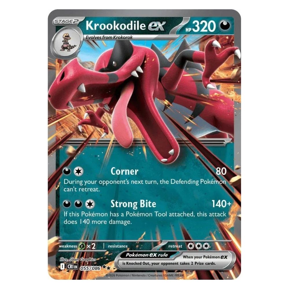 055/086 - KROOKODILE EX - Silver Toy Shop