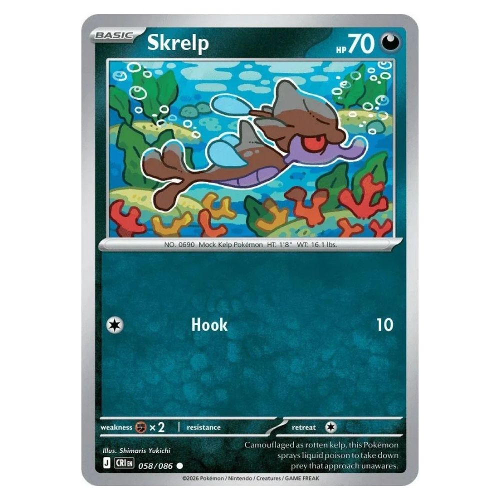 058/086 - SKRELP REVERSE HOLO - Silver Toy Shop