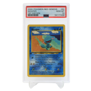82/111 - 2000 POKEMON NEO GENESIS WOOPER - 1ST EDITION - PSA10