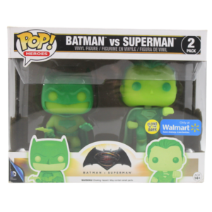 2 PACK - BATMAN vs SUPERMAN (GITD) - WALMART EXCLUSIVE