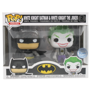 2 PACK - WHITE KNIGHT BATMAN & WHITE KNIGHT THE JOKER - FUNKO SPECIAL EDITION